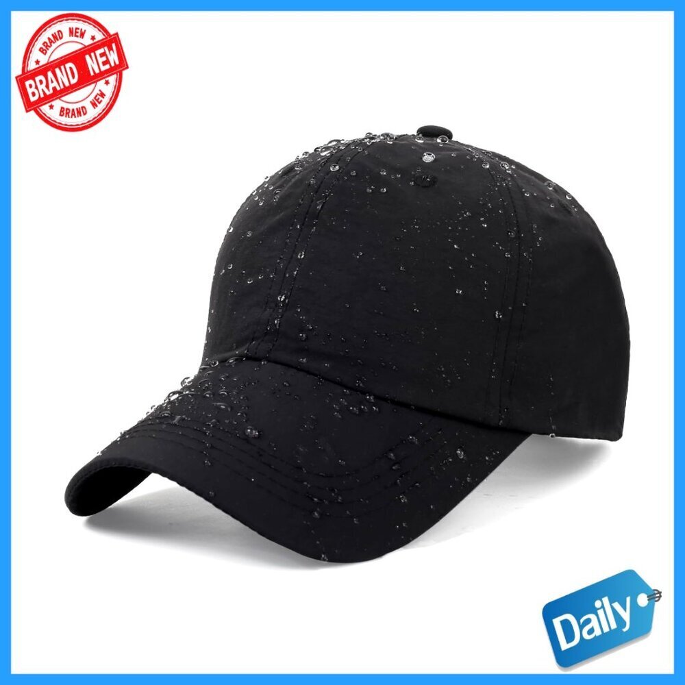 Quick Drying Baseball Cap UPF50+ Waterproof Lightweight Adjustable Unisex